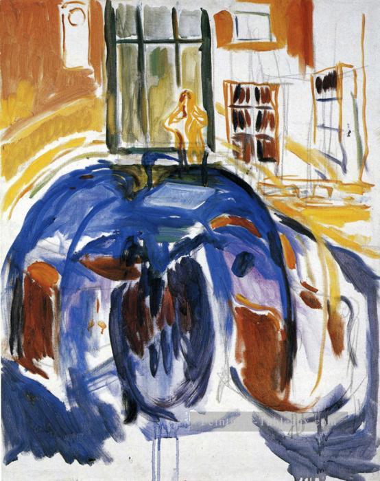auto   portrait pendant la maladie oculaire ii 1930 Edvard Munch Peintures à l'huile